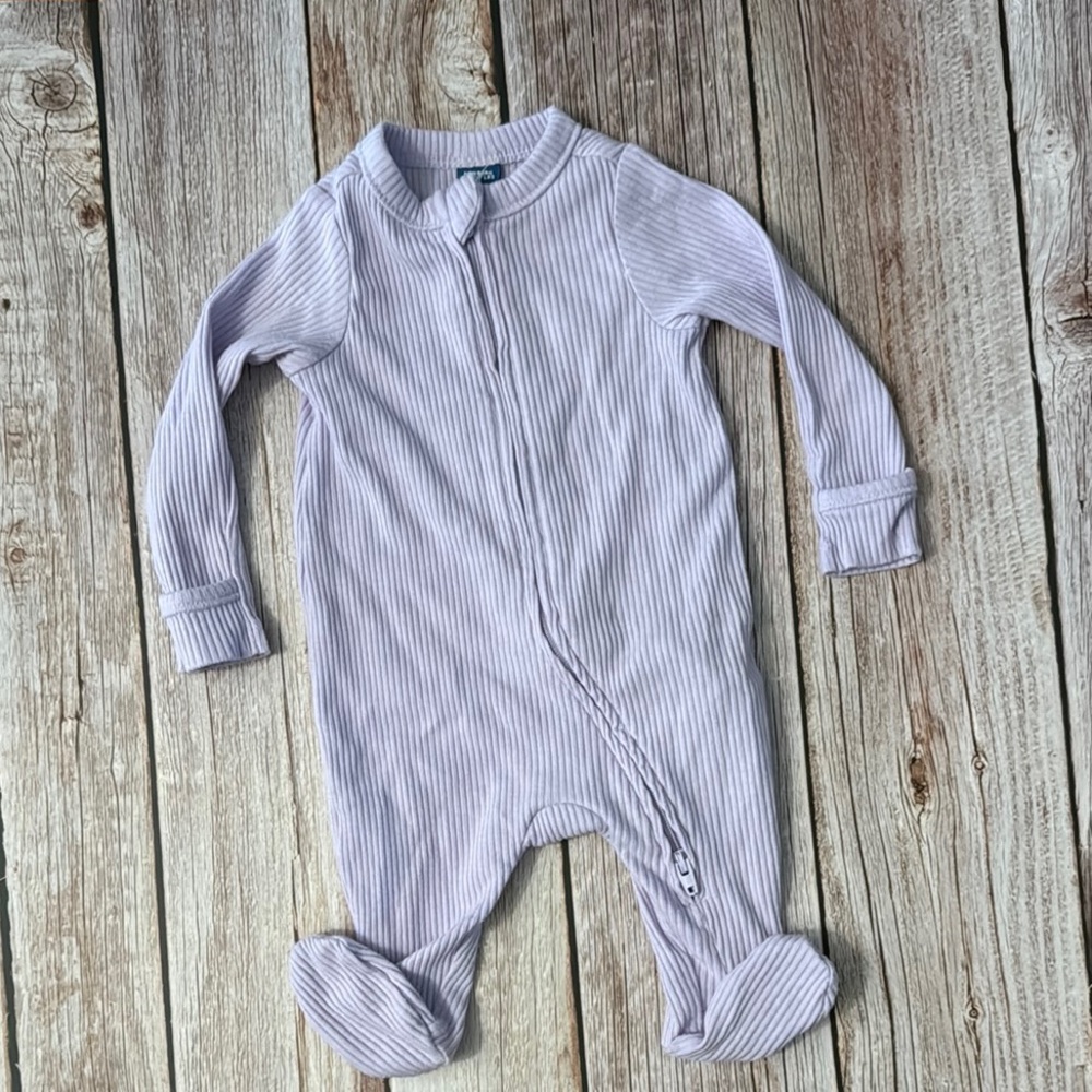 Old Navy Purple Footed One Piece with Zipper